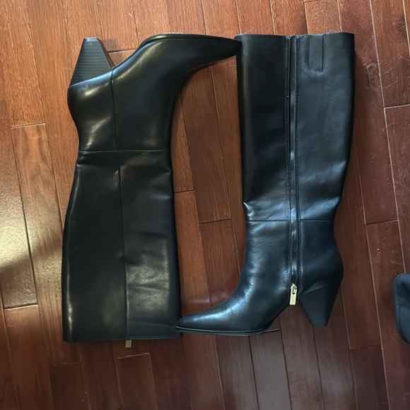 Black Knee High Boots - - Vince Camuto - DeDe Raad - dressupbuttercup - leather - Picture 5 of 8